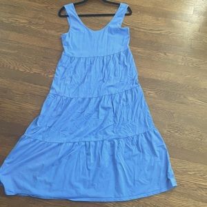 J. Crew periwinkle cotton sundress.  Worn once.  Easy, breezy